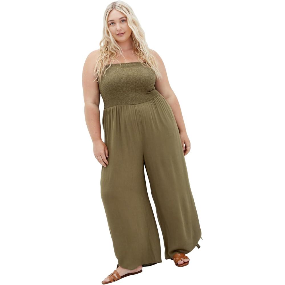 image:imageCity Chic Womens Plus Size Jumpsuit  SmockedMasala
