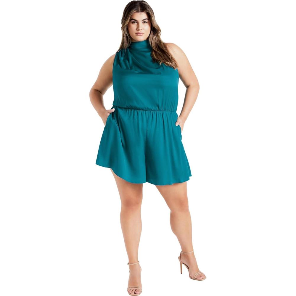 image:imageCity Chic Womens Plus Size Kiana PlaysuitAqua
