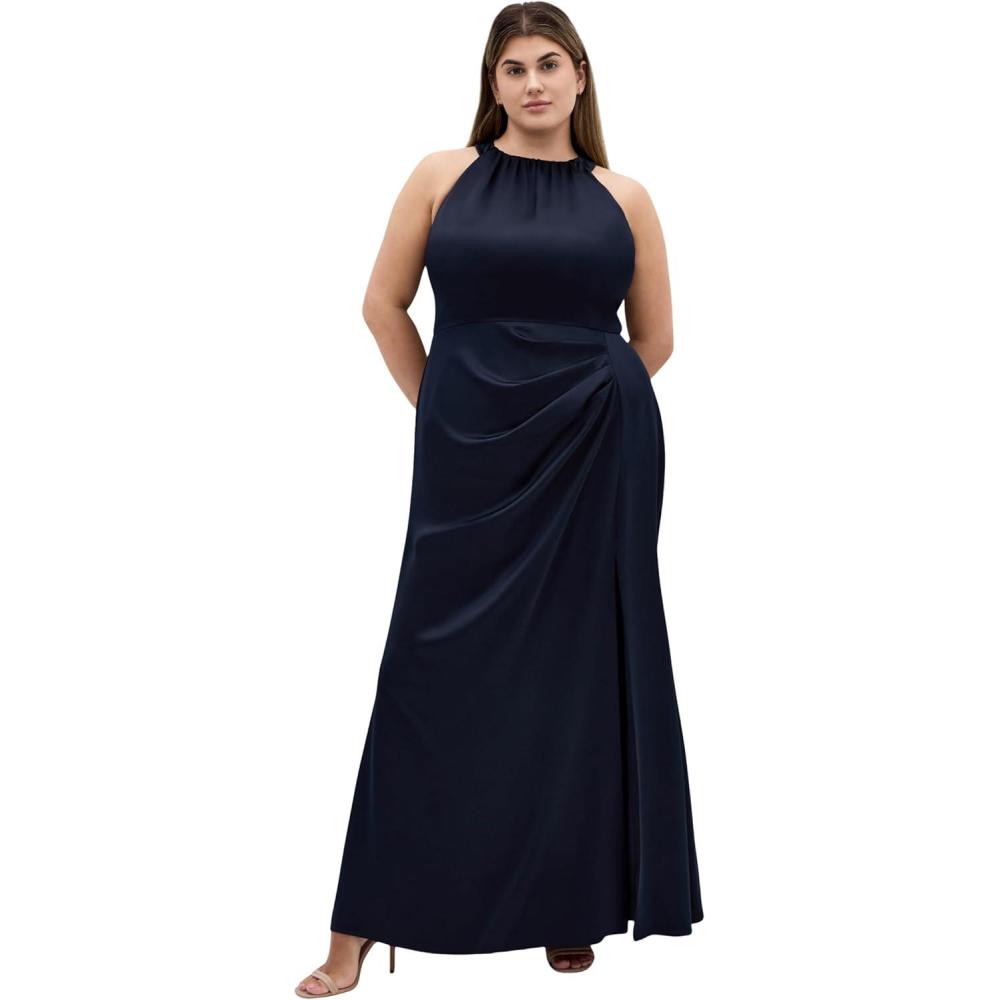 image:imageCity Chic Womens Plus Size Maxi Cocktail Dress CelinaNavy