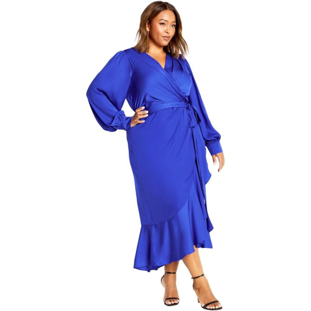 image:imageCity Chic Womens Plus Size Maxi Cocktail Dress  OpheliaUltra Blue
