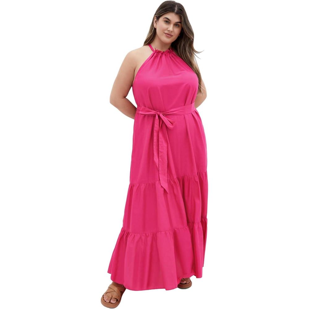 image:imageCity Chic Womens Plus Size Maxi DressKianaMagenta