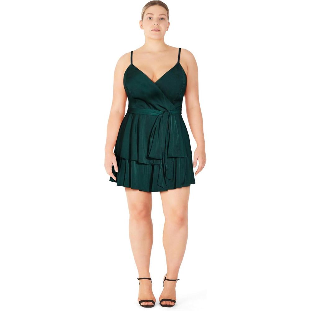 image:imageCity Chic Womens Plus Size Playsuit Fest WrapJade