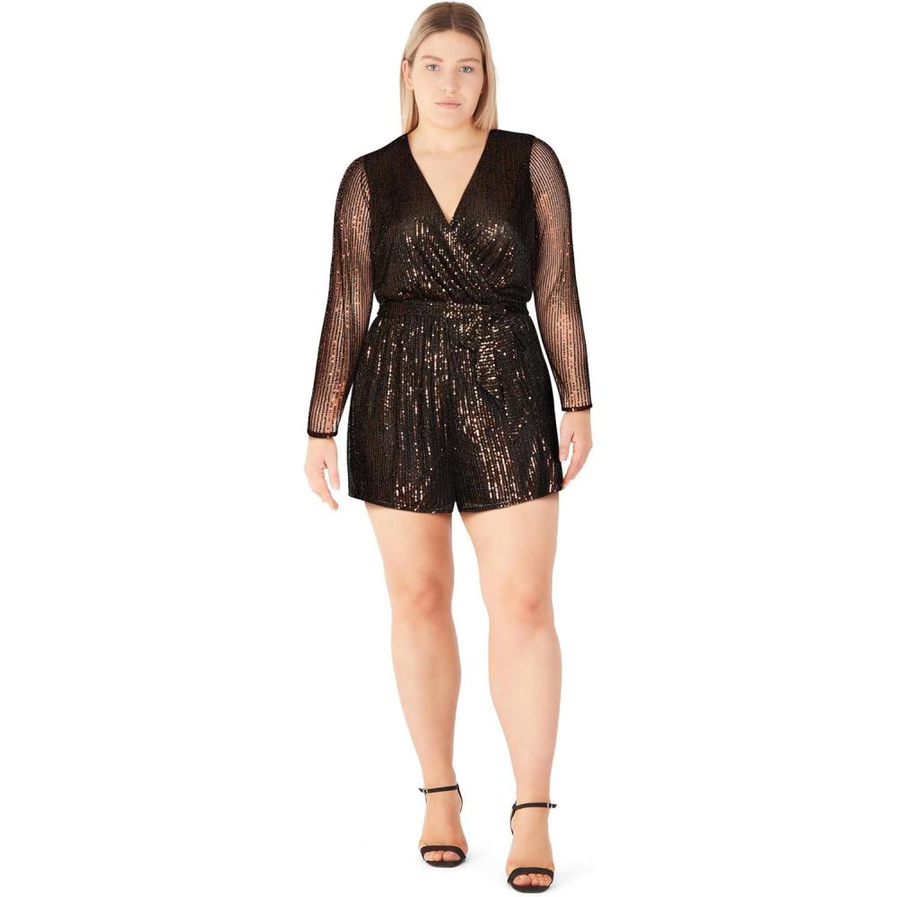 image:imageCity Chic Womens Plus Size Playsuit SparkleToffee
