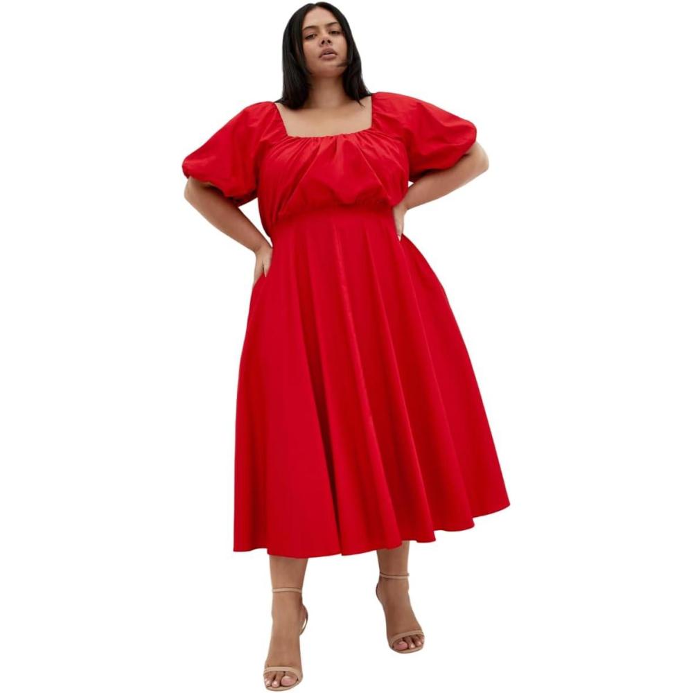 image:imageCity Chic Womens Plus Size Rosabella DressRed