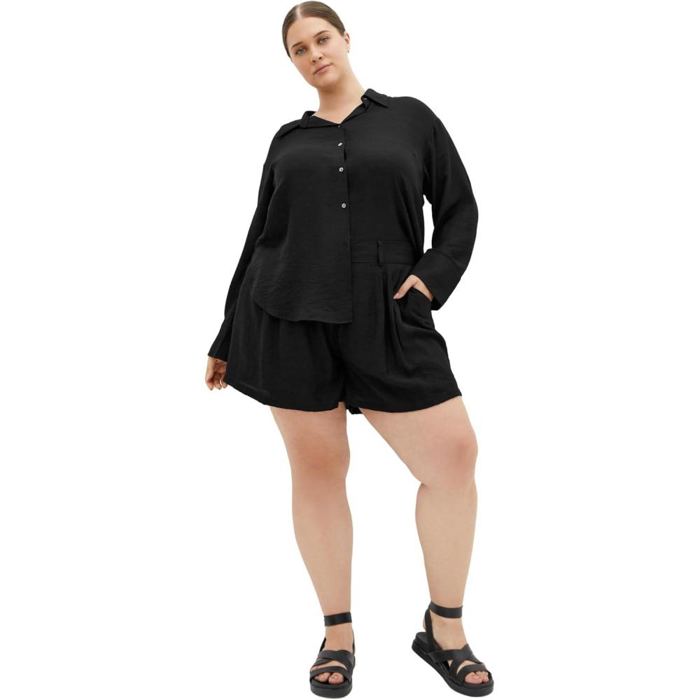 image:imageCity Chic Womens Plus Size Shirt  BellaBlack