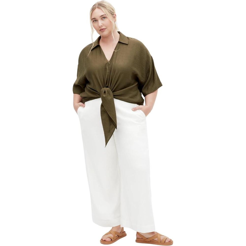 image:imageCity Chic Womens Plus Size Shirt  RosieKhaki