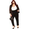 image:imageCITY CHIC Plus Size Jacket Drapey Blazer Jacket