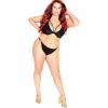 image:imageCity Chic CCX Womens Plus Size Pant  Greta Rose Gold Loops BikiniBlack