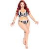 image:imageCity Chic CCX Womens Plus Size Pant Amara Print BikiniBlack