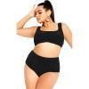 image:imageCity Chic CCX Womens Plus Size Top Izzy Underwire BikiniBlack