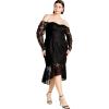 image:imageCity Chic Plus Size Dress Lace Athena DressBlack