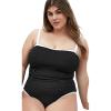 image:imageCity Chic Womens Plus Size 1 Piece Swimsuit  CorfuBlack