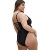 image:imageCity Chic Womens Plus Size 1 Piece Swimsuit  VigoBlack