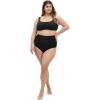 image:imageCity Chic Womens Plus Size Brief  Sardina Hi Waist BikiniBlack