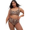 image:imageCity Chic Womens Plus Size Brief  Vigo Hi Waist BikiniPrint Animal