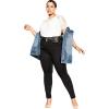 image:imageCity Chic Womens Plus Size Jean Asha Sk Ptblk