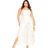 image:imageCity Chic Womens Plus Size Jumpsuit  Attract FFIvory