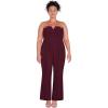 image:imageCity Chic Womens Plus Size Jumpsuit  NylahBurgundy
