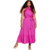 image:imageCity Chic Womens Plus Size Maxi BoldLipstick