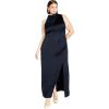 image:imageCity Chic Womens Plus Size Maxi Cocktail Dress  LiliannaNavy
