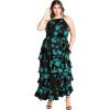 image:imageCity Chic Womens Plus Size Maxi Dress  Joelle PrintAquarelle