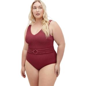 City Chic Women’s 1 Piece Swimsuit-Alicante(Shiraz)