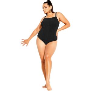 City Chic Women’s 1 Piece-Izzy(Black)