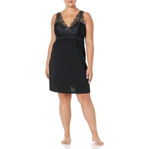 City Chic Women’s Avenue Plus Size Chemise Sexy Back(Black)