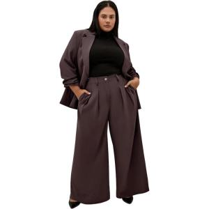 City Chic Womens Blazer – Abbie(Brown)