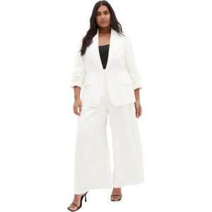 City Chic Womens Blazer – Abbie(White)