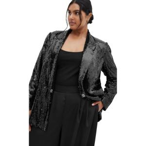 City Chic Women’s Jacket-Equinox(Black)