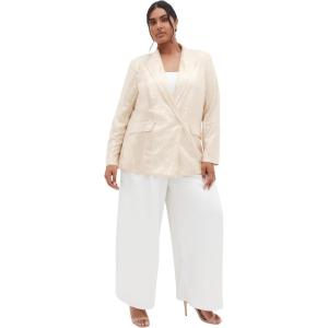 City Chic Women’s Jacket-Equinox(Pearl)