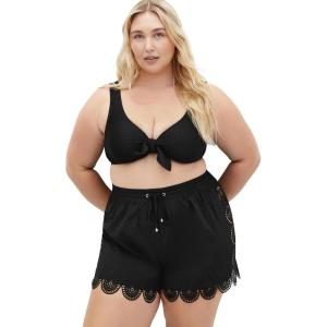 City Chic Women’s Plus Size Boardshort – Alicante(Black)