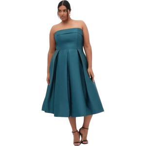 City Chic Women’s Plus Size Cocktail Dress – Tiffany(Deep Teal)