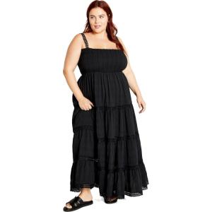 City Chic Women’s Plus Size Dress – Dakota(Black)