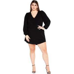 City Chic Women’s Plus Size Dress – Quiero(Black)