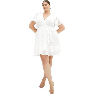 City Chic Women’s Plus Size Dress – Sweet Lace(Ivory)