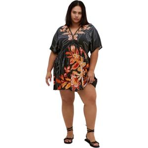 City Chic Women’s Plus Size Kaftan – Island Breeze(Cinnamon)