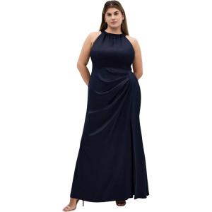 City Chic Women’s Plus Size Maxi Cocktail Dress – Celina(Navy)