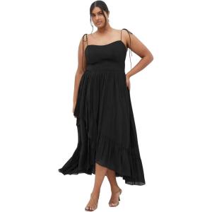 City Chic Women’s Plus Size Maxi Dress – Hailey(Black)