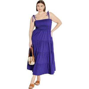 City Chic Women’s Plus Size Maxi Dress-Marli(Lapis)