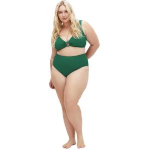 City Chic Women’s Plus Size Top – Avalon Bikini(Amazon Green)