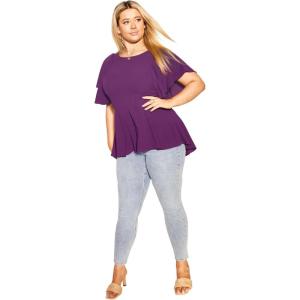City Chic Women’s Plus Size Top – Romantic Mood(Petunia)