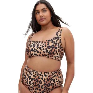 City Chic Women’s Plus Size Top – Vigo Print Underwire Bikini(Print Animal)