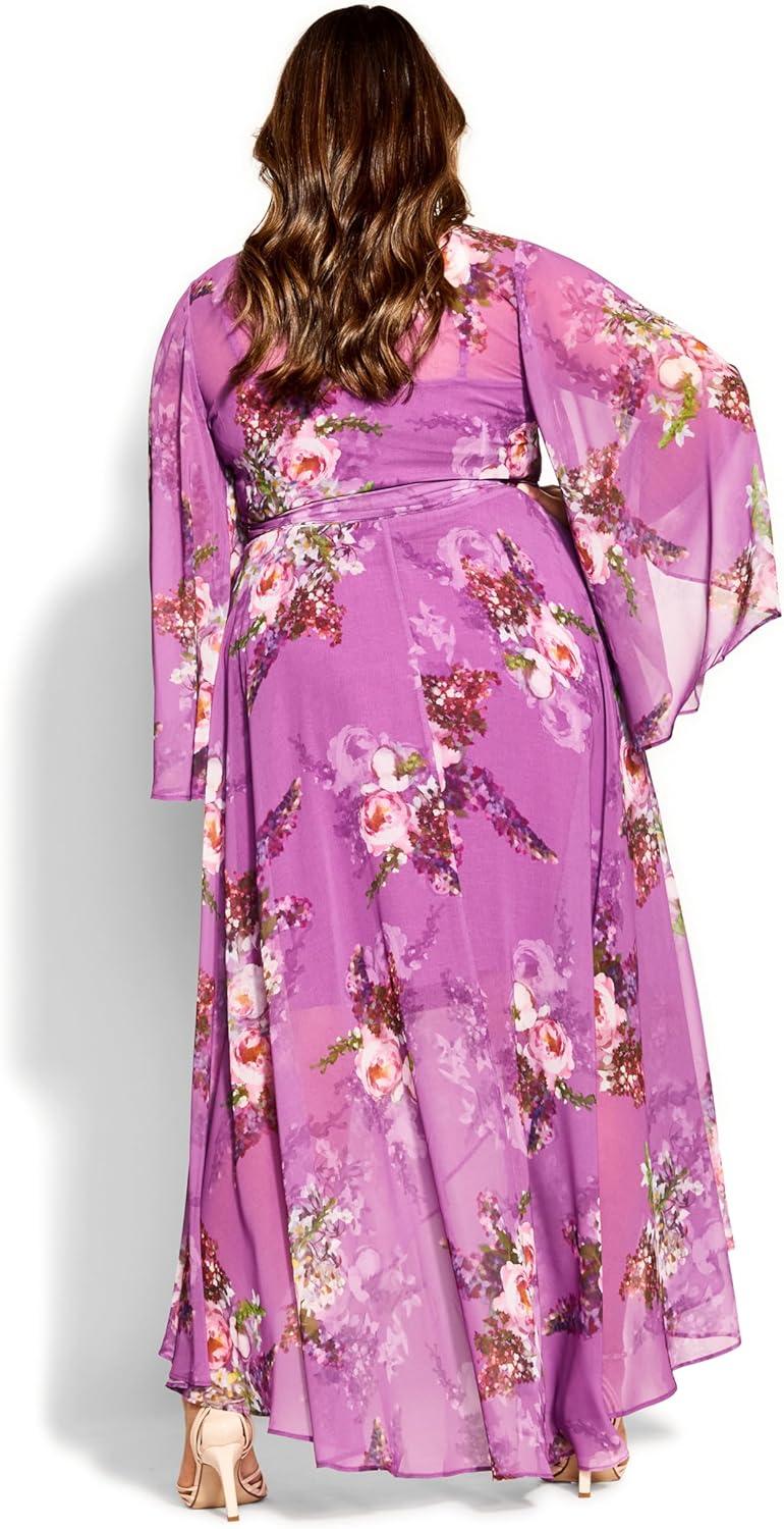 image:imageCity Chic Nora Maxi DressWisteria Painterly R