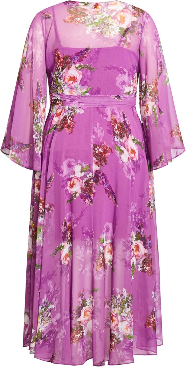 image:imageCity Chic Nora Maxi DressWisteria Painterly R