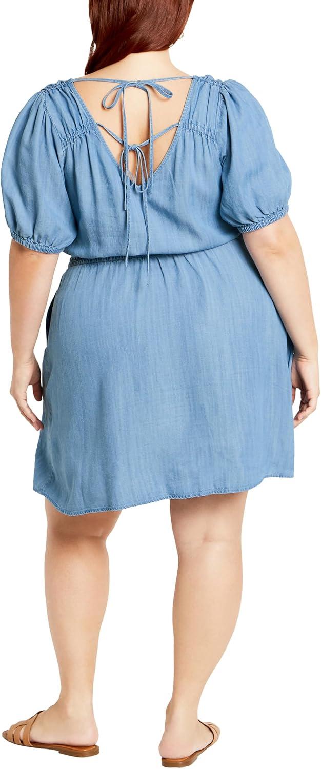 image:imageCity Chic Plus Size Dress Emma DressLight Wash