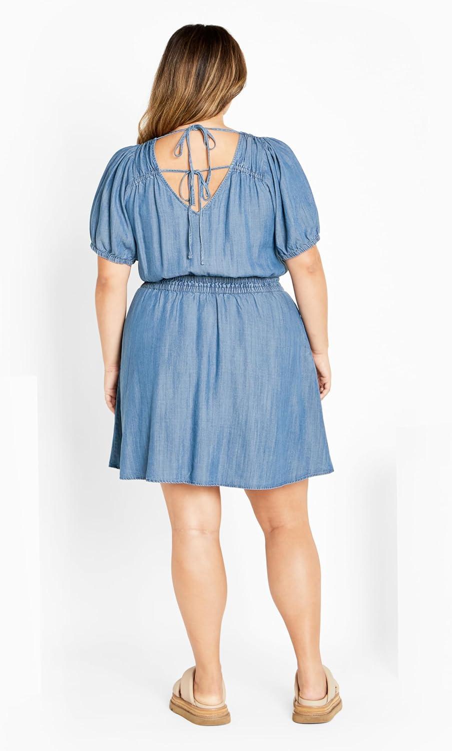 image:imageCity Chic Plus Size Dress Emma DressMid Wash