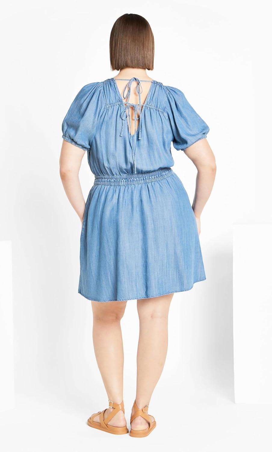 image:imageCity Chic Plus Size Dress Emma DressMid Wash