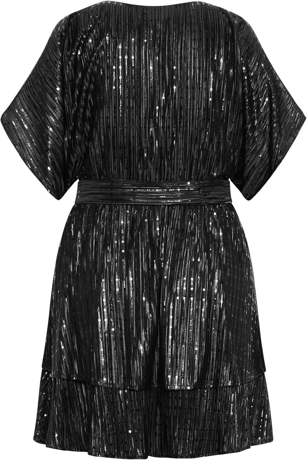 image:imageCity Chic Plus Size Dress Frida Sparkle DressBlack